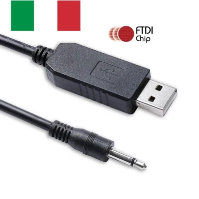 Cavo FTDI CAT ICOM CT-17 CI-V per IC 756 IC-756pro IC756proII IC-756 pro II III - Immagine 1 di 4