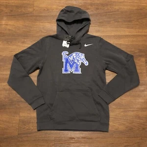 NEW Nike Memphis Tigers Hoodie Sweatshirt Men’s Size Small Dark Gray - Picture 1 of 12