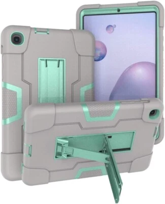 Shockproof Tablet Case Stand Cover For Samsung Galaxy Tab A 8.4 2020 T307 Gray - Image 1 of 4