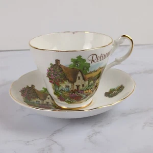 Vintage Argyle Retirement Cup & Saucer Bone China - Picture 1 of 7