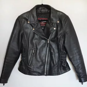 First Classics Leather Apparel Women's Montorcycle Jacket Thinsulate Lined Large - Picture 1 of 14