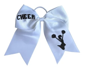 NUEVO "CHEER" Animadora Lazo Cinta Niñas Lazos para el Cabello Animadora - Imagen 1 de 3