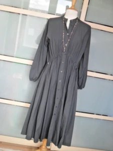lässiges Popelin Kleid von ZARA Gr. M 38 40 Grau top erhalten - Bild 1 von 11