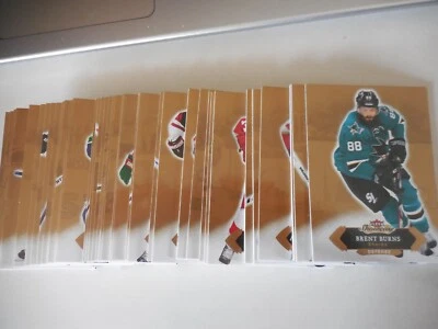 2016/2017 Fleer Showcase Hockey base cards U PICK - Image 1 of 4