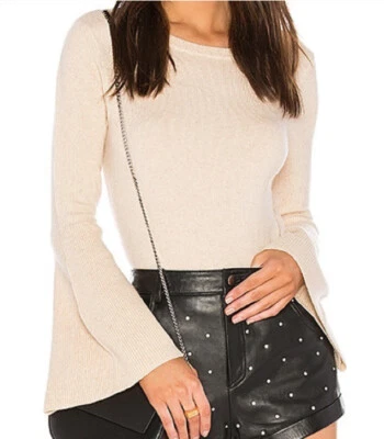 Suéter Alice + Olivia Base Parson Manga Campana Talla Pequeña•Mezcla Lana Cachemira Foto 1 de 4