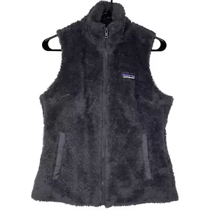 Gilet Patagonia Los Gatos donna piccolo blu fumante sherpa zip tasche outdoor - Foto 1 di 18