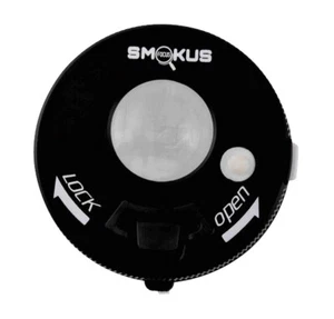 2x Smokus Focus Jetpack schwarz luftdichter Aufbewahrungsbehälter Lupe im Deckel - Picture 1 of 2