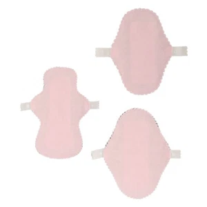 4pcs Cotton Sanitary Pad Pink Graphene Breathable Super Absorbent Washable R NHE - Picture 1 of 33