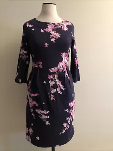 JOULES Beth Julia azul medianoche floral rosa vaina por encima de la rodilla vestido 4 - Imagen 1 de 10