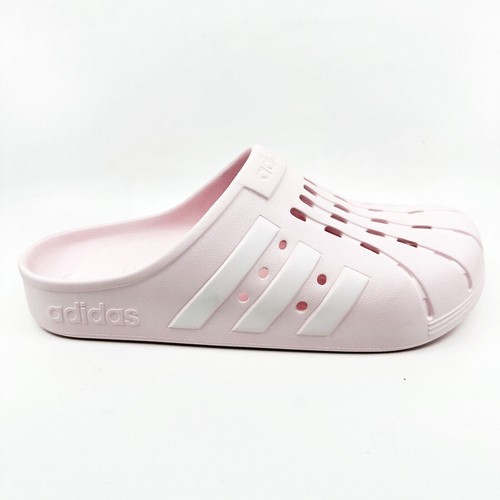 ADIDAS Sandali comfort da uomo Adilette Adilette Clog rosa bianchi GZ5888