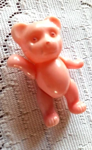 Puppe+Bärchen aus den 50er/60er Jahren gemarkt- W.GERMANY+ rosa +5,5 cm+Sammler - Bild 1 von 7