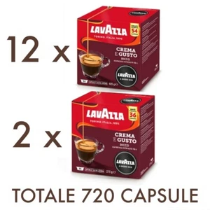 720 Capsules Café Lavazza Crème Et Goût Riche A Modo Mio Originals 100% - Photo 1/1