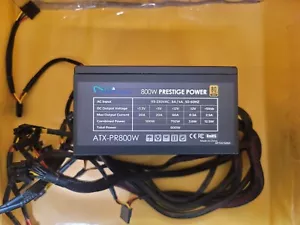 Apevia Prestige Series ATX-PR800W 800W ATX12V 80 PLUS Gold Power Supply - Picture 1 of 3