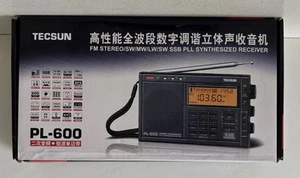 Tecsun PL-600 przenośny odbiornik radiowy FM/AM/SW/LW świetny stan z obudową - Zdjęcie 1 z 17