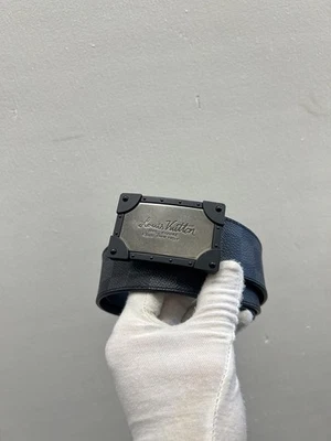 路易威登 Damier Graphite Inventeur 双面后备箱皮带 36/90 M14 — 第 1/4 张图片