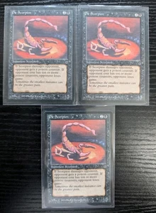 3x PIT SCORPION - Legends Edition MTG Magic Card - M/NM Condition | Vintage - Picture 1 of 2