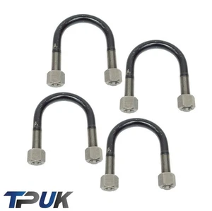 FORD TRANSIT 75MM LEAF SPRING U BOLT 1 2 3 LEAF SPRINGS MK7 UBOLT SET OF 4 - Picture 1 of 2
