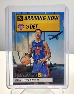 2024-25 Panini Nba Hoops - Arriving Now Ron Holland II #14 (RC) Detroit Pistons - Foto 1 di 10