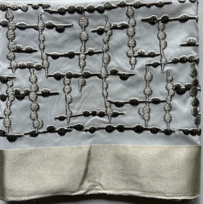 Texture Euphen Beige  Designer  Fabric Remnant 24"x17" - Image 1 of 2