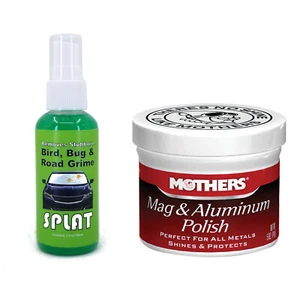 Mothers Mag Aluminum Polish with Bird Poop Dropping Bug Remover Car Truck Spray - Picture 1 of 1