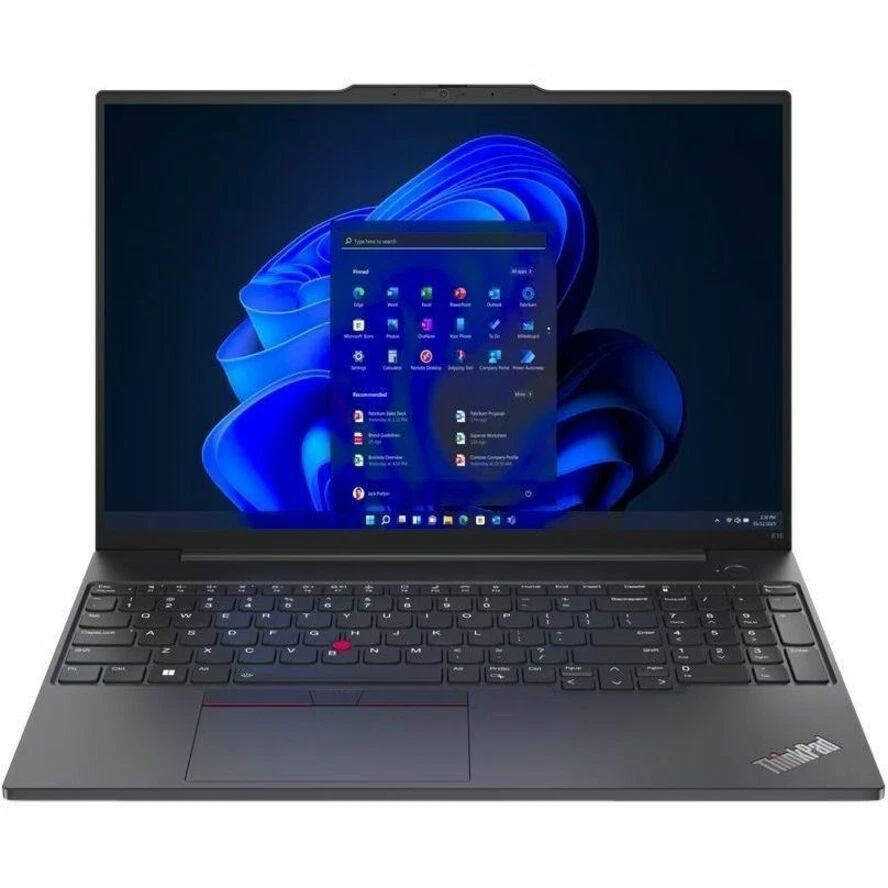 Lenovo ThinkPad E16 Gen 1 16" (256GB SSD, Intel Core i5 13th Gen., 4.60 GHz, 16GB) Laptop - Graphite Black - 21JN003YUS