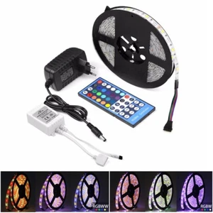LED Strip Light Tape Lights 5m 5050 RGBW Colour Changing 40Key Remote 12V Power - Picture 1 of 19