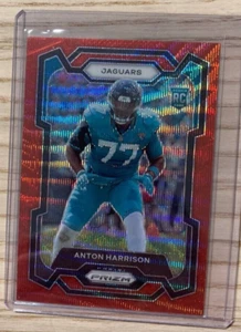 Anton Harrison 2023 Panini Prizm Football Red Wave Prizm /149 Rookie Jaguars - Bild 1 von 2