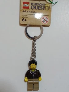 NEW Lego Pharaoah's Quest 853166 Jake Raines Keychain Key Chain Keyring Key Ring - Picture 1 of 4