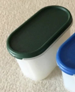 Tupperware Modular Mates Imán Ovalado Base Esmerilada Cazador Color Verde Sello Nuevo - Imagen 1 de 1