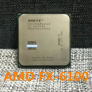 AMD FX-6100 CPU Six Core 3.3 GHz FD6100WMW6KGU Socket AM3+ Processor - Picture 1 of 3