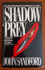 Shadow Prey by John Sandford vtg PB book 1991 Diecut cover thriller detective