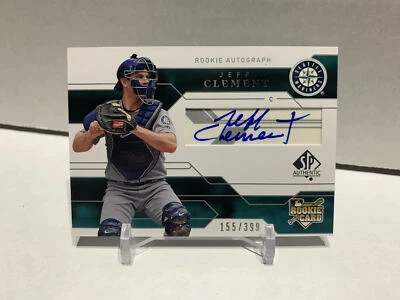 2008 SP Authentic /399 Jeff Clement #135 Auto Baseball - Image 1 of 2