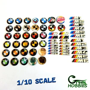 RC 1/10 BMW Handcrafted Scale Emblem Badge Realistic Accessories Car Drift Body - Picture 1 of 74