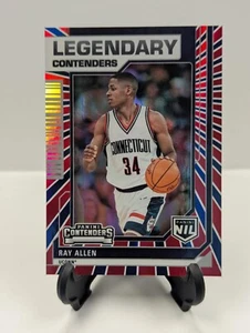 2024 Ray Allen PANINI LEGENDARY CONTENDERS Red White Blue # 44 SP UCONN - Picture 1 of 1
