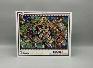 NEW DISNEY CLASSICS II JIGSAW PUZZLE 1500 PCS CEACO Mickey Mouse Fast Ship - Picture 1 of 1