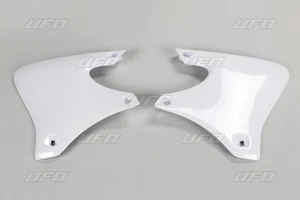 UFO CONVOGLIATORI RADIATORE RADIATOR COVER BIANCO WHITE YAMAHA YZF 250 2001 2002 - Picture 1 of 1