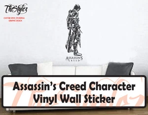 Pegatina de pared de vinilo personalizada de gran tamaño para personajes de Assassin's Creed - Imagen 1 de 4