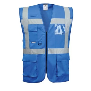 NEW NON ANSI VEST UF476 - Iona Enhanced Executive Vest ROYAL BLUE SIZES M-3X * - Picture 1 of 1