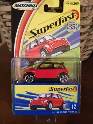 Matchbox: New Superfast Mini Cooper S / red  - Image 1 of 4