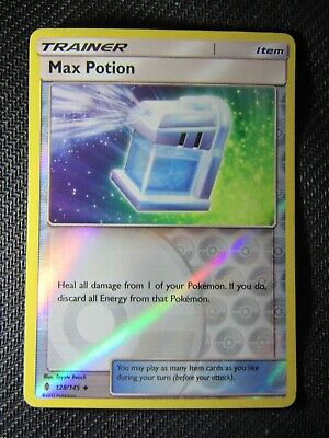 Max Potion 128/145 - SM Guardians Rising - Reverse Holo Pokemon TCG - NM