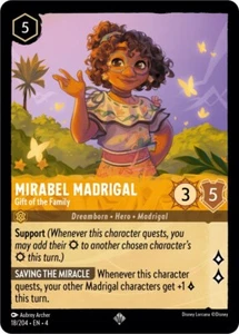 Ursulas Rückkehr #18/204 Mirabel Madrigal - Geschenk der Familie - Disney Lorcana - Bild 1 von 1