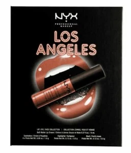 NYX Los Ángeles City Set Destacador de Ojos Labiales Mate Colección Rubor Nuevo Sellado - Imagen 1 de 3