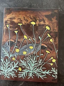 Fritz Rothermel De Colección CopperGraphics Esmalte sobre Pintura Cobre, Firmado - Imagen 1 de 5
