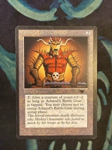 Vintage 1994 Magic the Gathering MTG 1x Ashnod's Battle Gear Antiquities - Picture 1 of 4