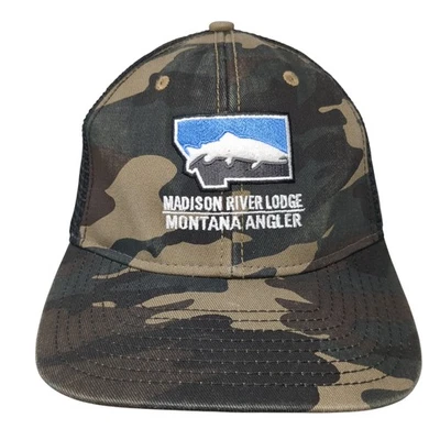 Sombrero de camionero pescador Madison River Lodge Montana multicolor talla única Ouray Foto 1 de 4