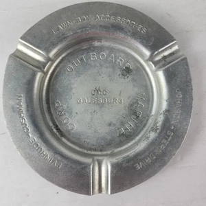 OMC Galesburg IL Outboard Marine Corp Ashtray Johnson Evinrude Cashman Lawn Boy - Picture 1 of 9