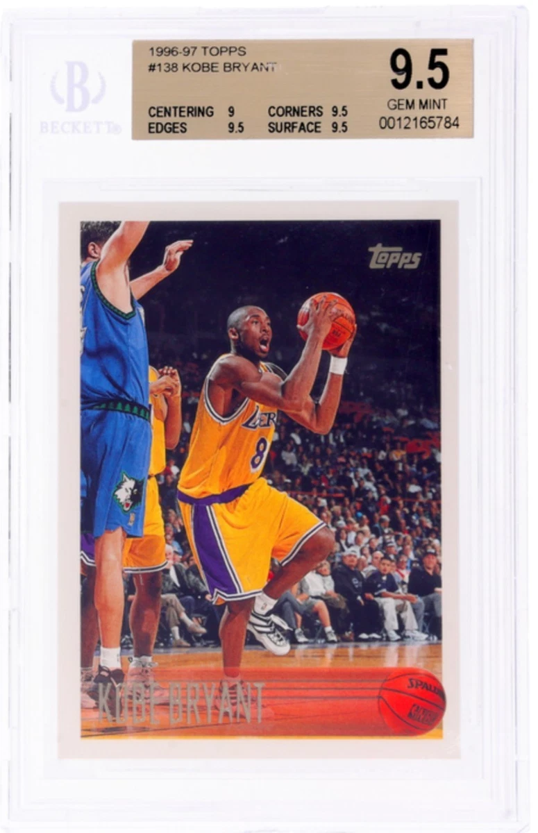 Topps Kobe Bryant Rookie Basketball Trading Cards & Accessories
