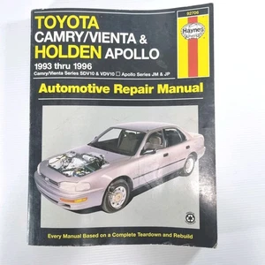 Toyota Camry & Holden Apollo 1993-1996 Haynes 92706 Repair Manual 4 & 6 Cylinder - Bild 1 von 7