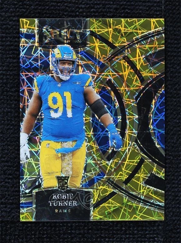 2023 Panini Select Premier Level Gold Prizm /10 Kobie Turner #131 Rookie RC - Image 1 of 2