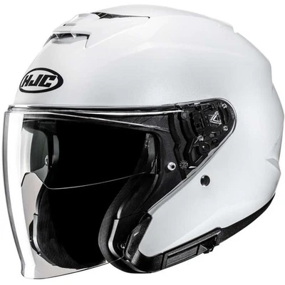 HJC CASCO MOTO JET I31 MONO GLOSS WHITE 22-06 - Immagine 1 di 4
